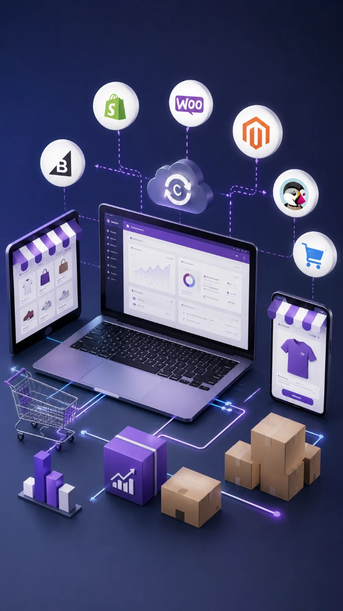 Odoo Integration with Shopify Woocommerce