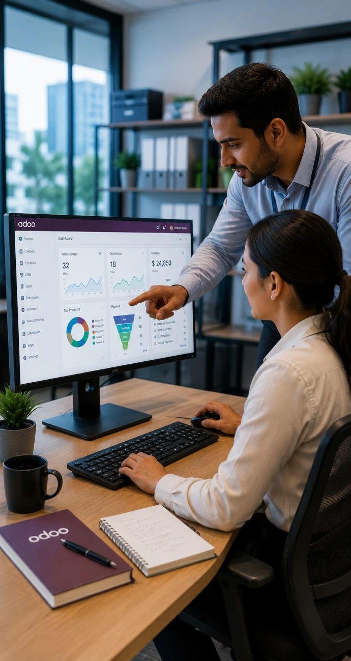 Odoo user assistance