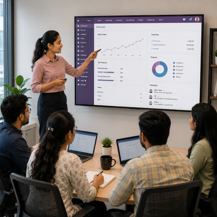 Odoo training for new employee